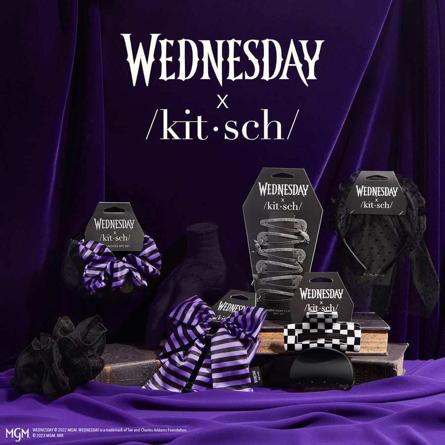 Wednesday x Kitsch Goth Veil Headband