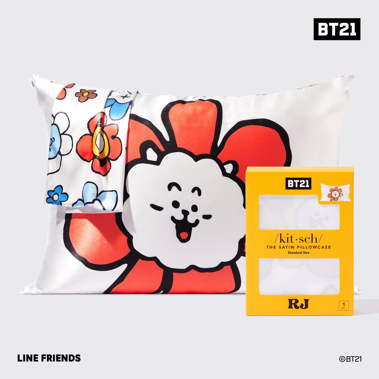 BT21 meets Kitsch Satin Pillowcase - RJ